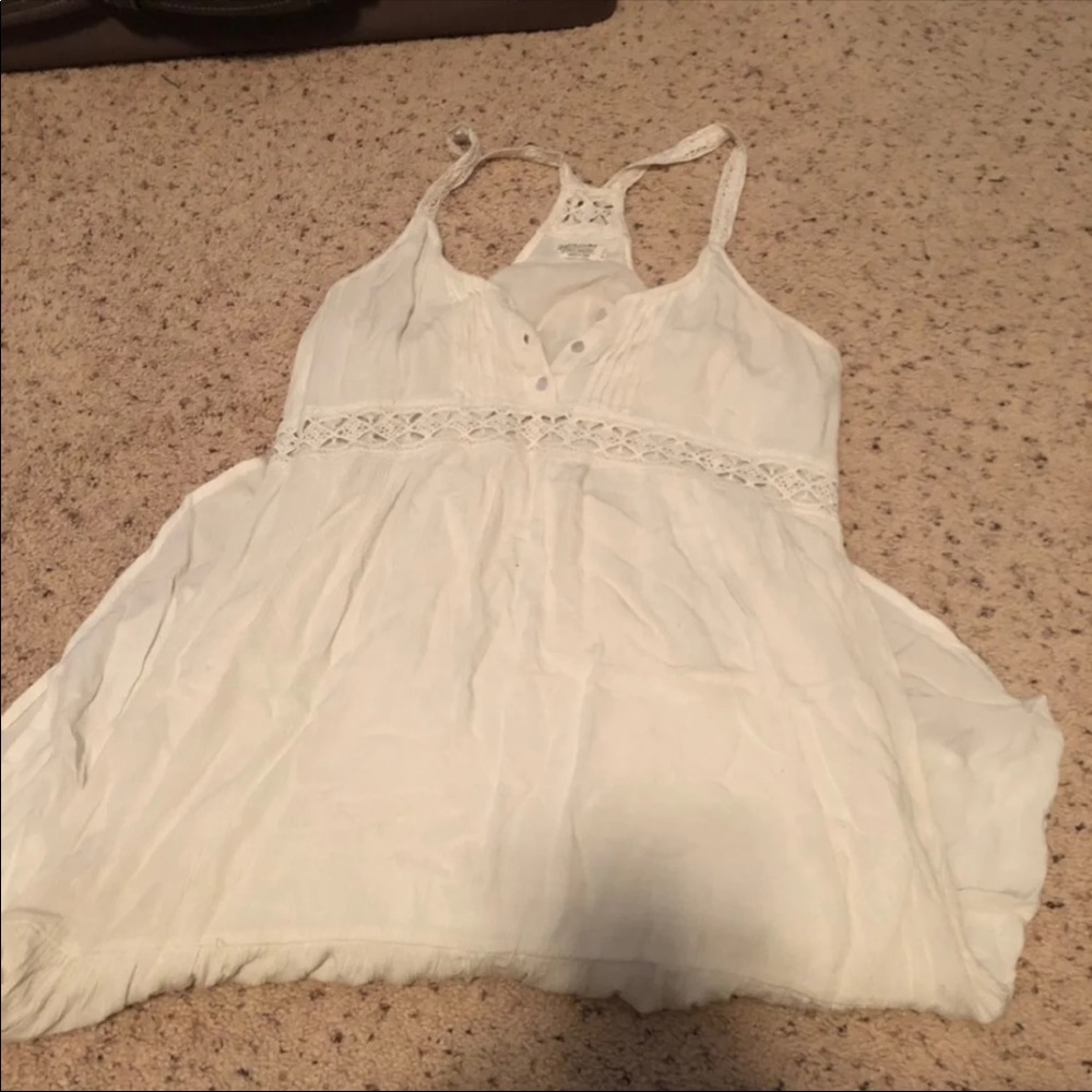 White volcom dress